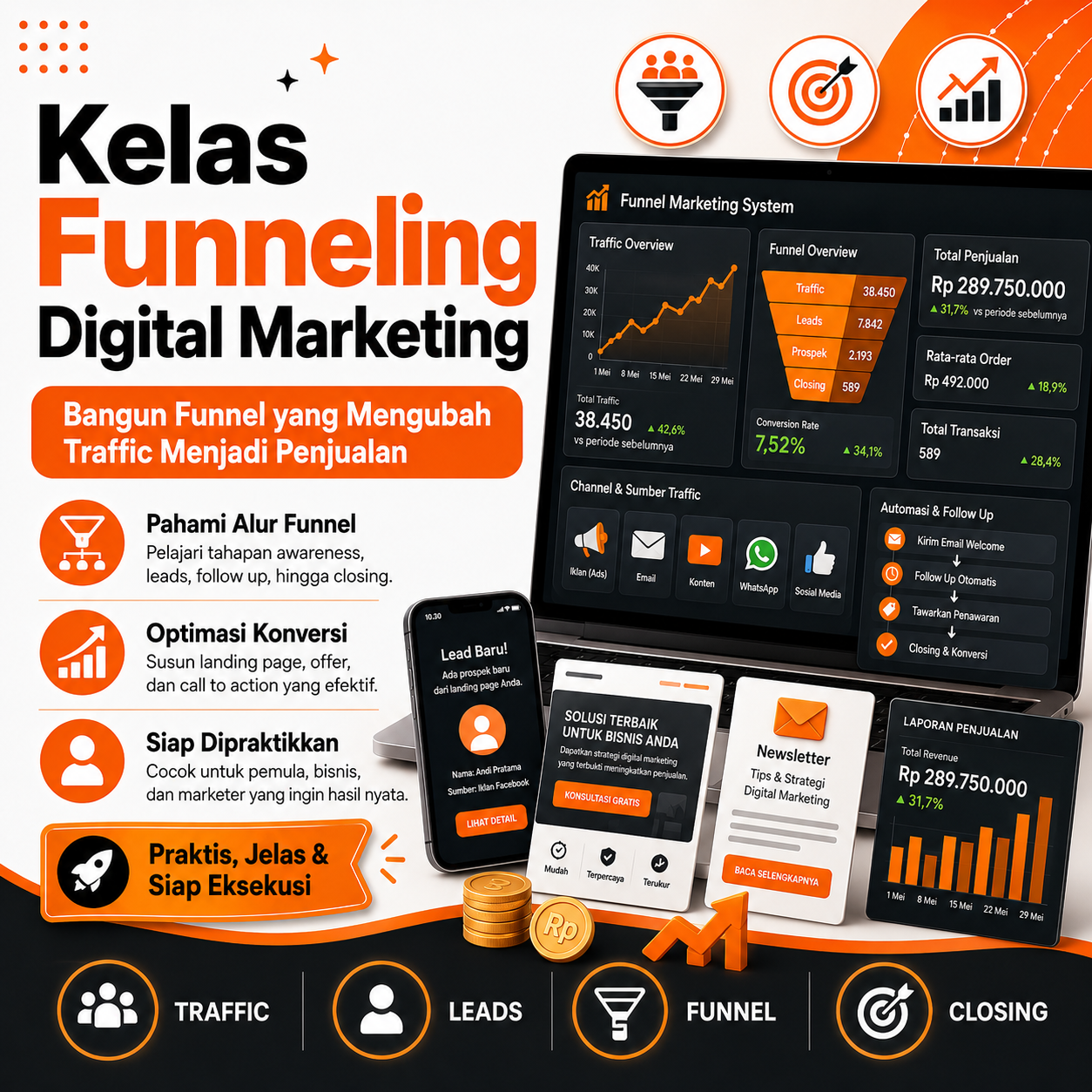 Ecourse Mengenal Funneling Digital Marketing