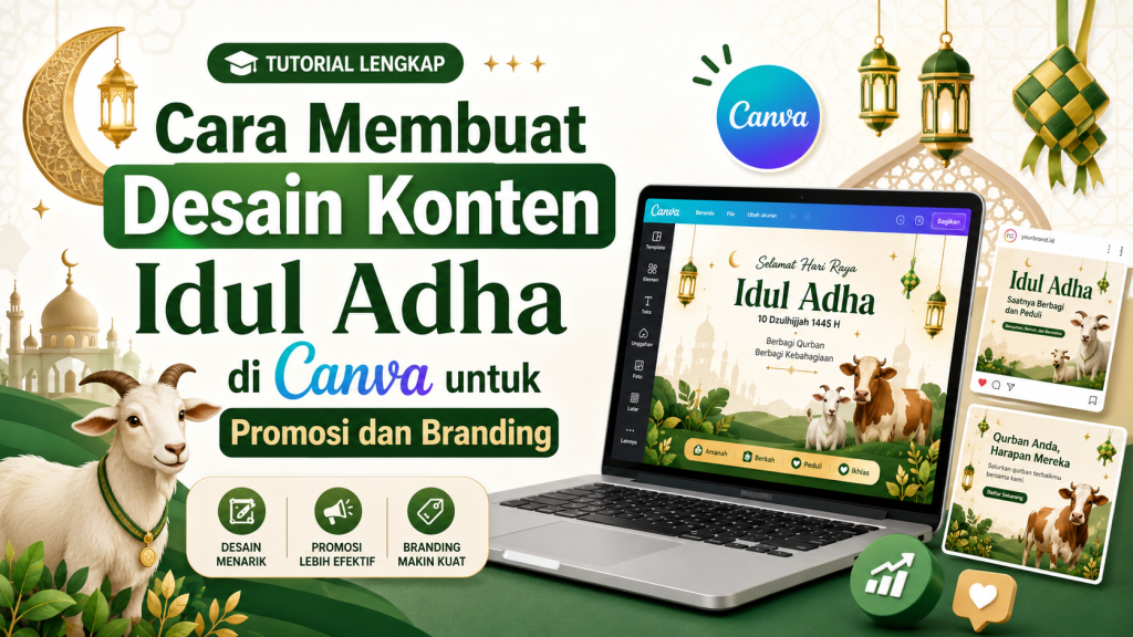 Cara Membuat Desain Konten Idul Adha di Canva untuk Promosi dan Branding